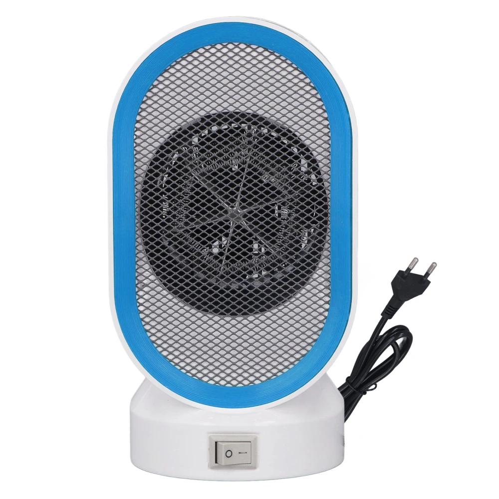 Space Heater 400W Plug and Play Mini Portable Indoor Electric Heaters Fan for Home Office Dormitory Sky Blue EU Plug 220V