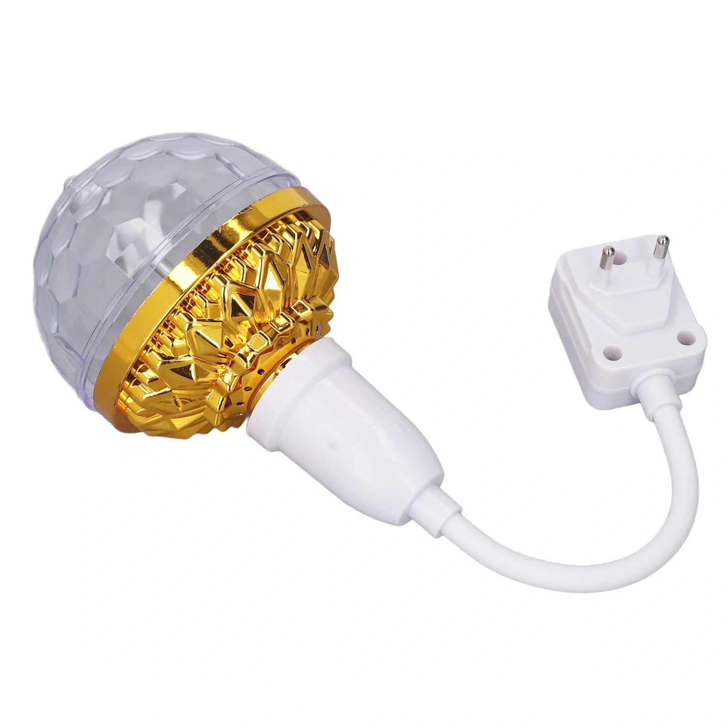 Colorful LED Rotating Ball Light 6W Metal Party Lights Ball with Universal Socket for Karaoke Wedding Ceremony EU Plug 220V