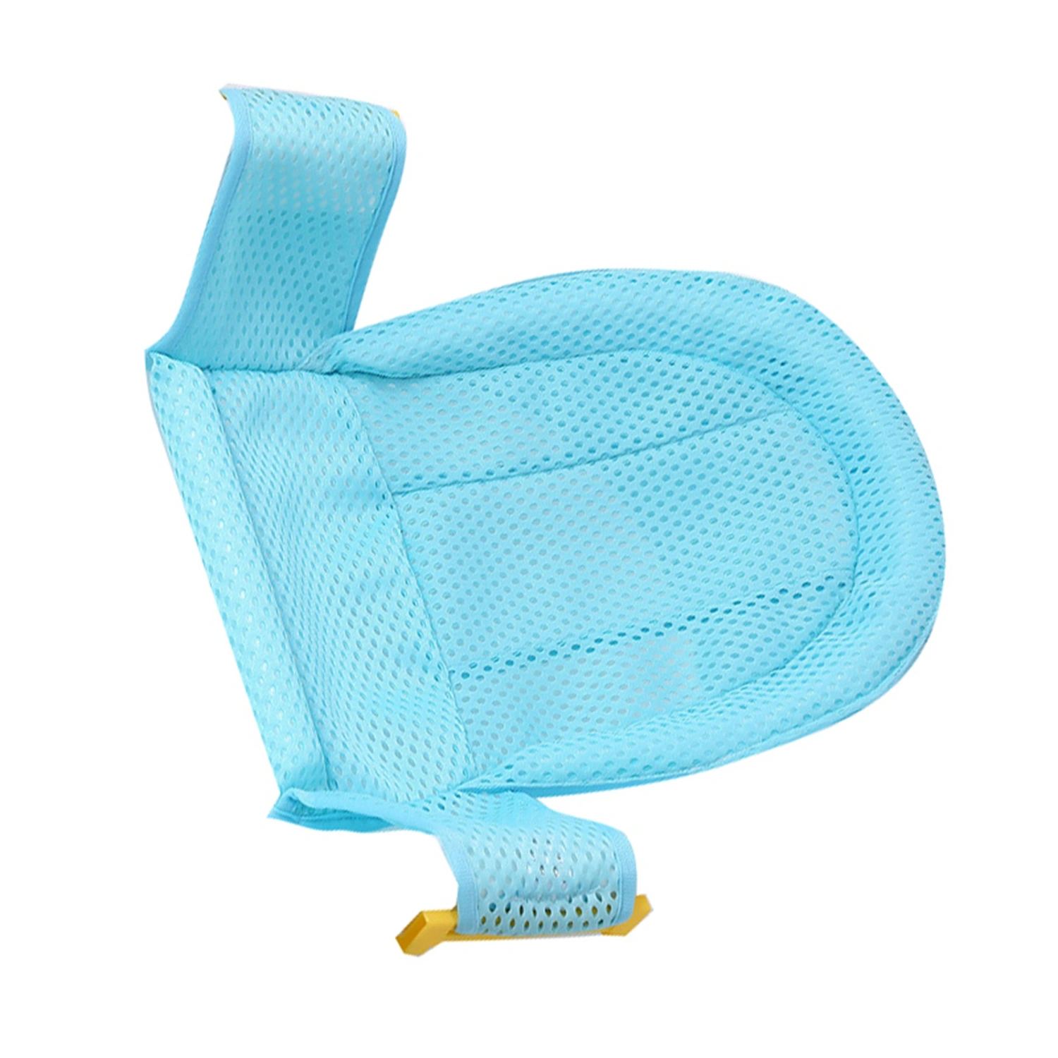 Baby Bath Seat Support Breathable Adjustable Strap Non Slip Newborn Bath Seat Net Blue