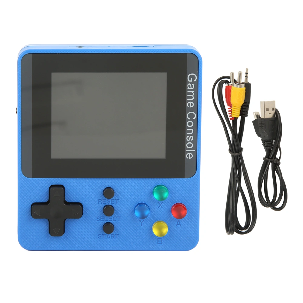 Handheld Game Console 3.0 Inch Color Screen Mini Game Console Support TV Connection Blue Single Player