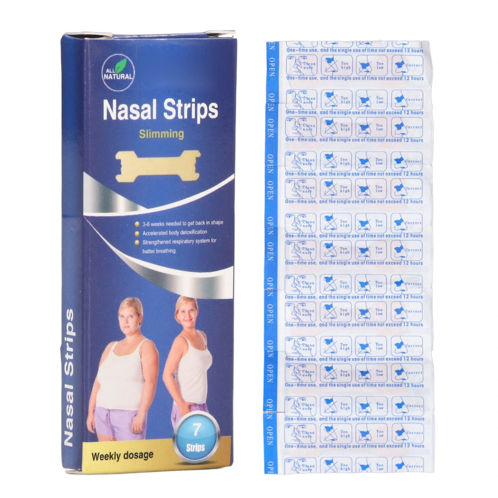 7pcs Nasal Strips Prevent Snoring Improve Sleep Quality Nasal Relieve Congestion Nose Patch