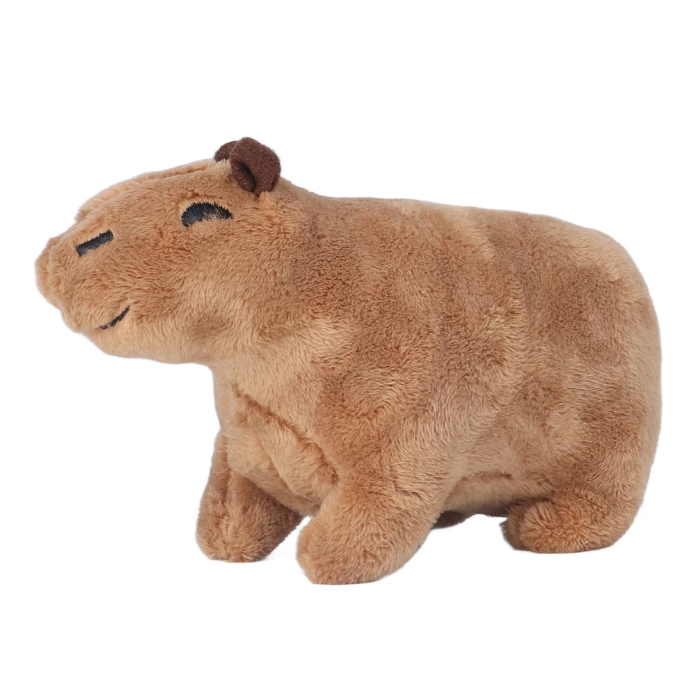 Capybara Stuffed Animal Doll Cute Soft Realistic Cartoon Capybara Rodent Plush Toy for Children's Rooms Bedrooms Sofas