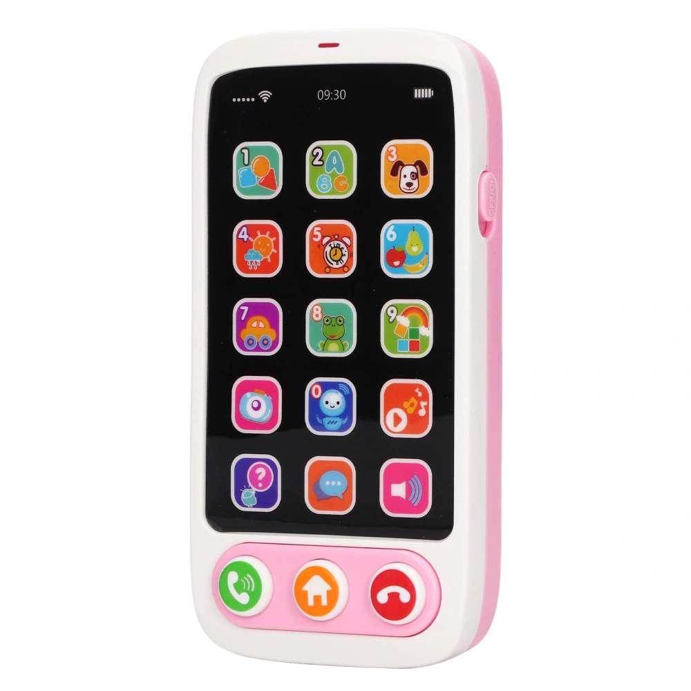 Baby Learning Mobile Phone Simulation Music Fun Smartphone Toy for Children Early Education