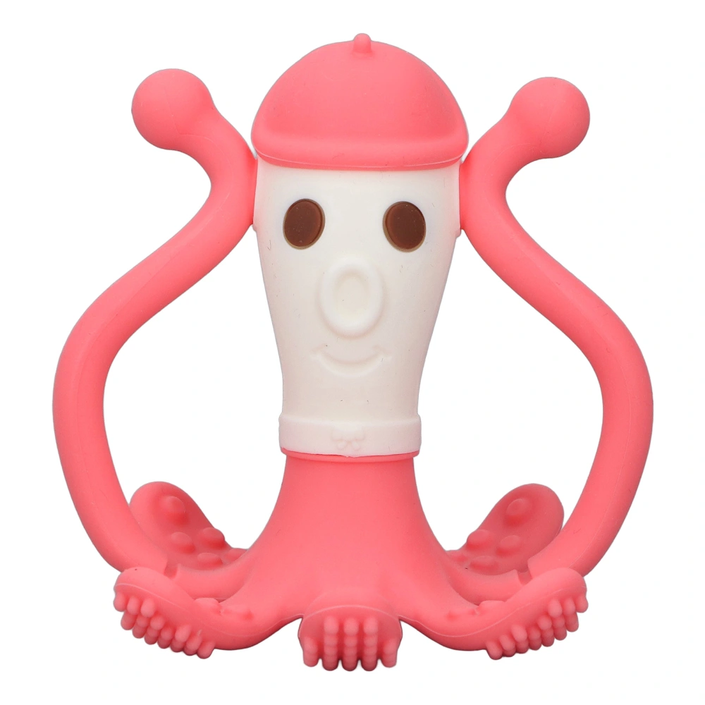 Silicone Octopus Teether Food Grade Aiding Teething Bite Resistant Heat Resisting Baby Teething Toys