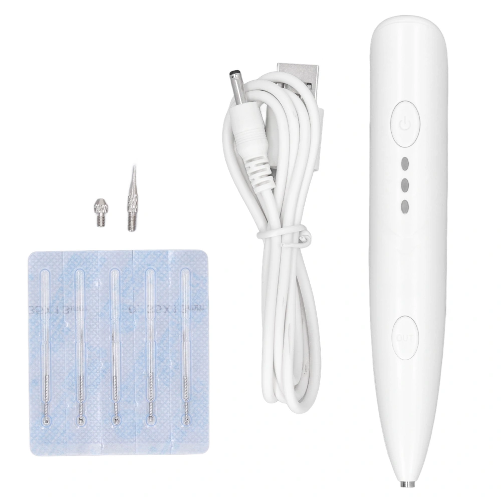 Mole Removal Pen Skin Tag Freckle Remover 3 Level USB Power Supply for Home Salon