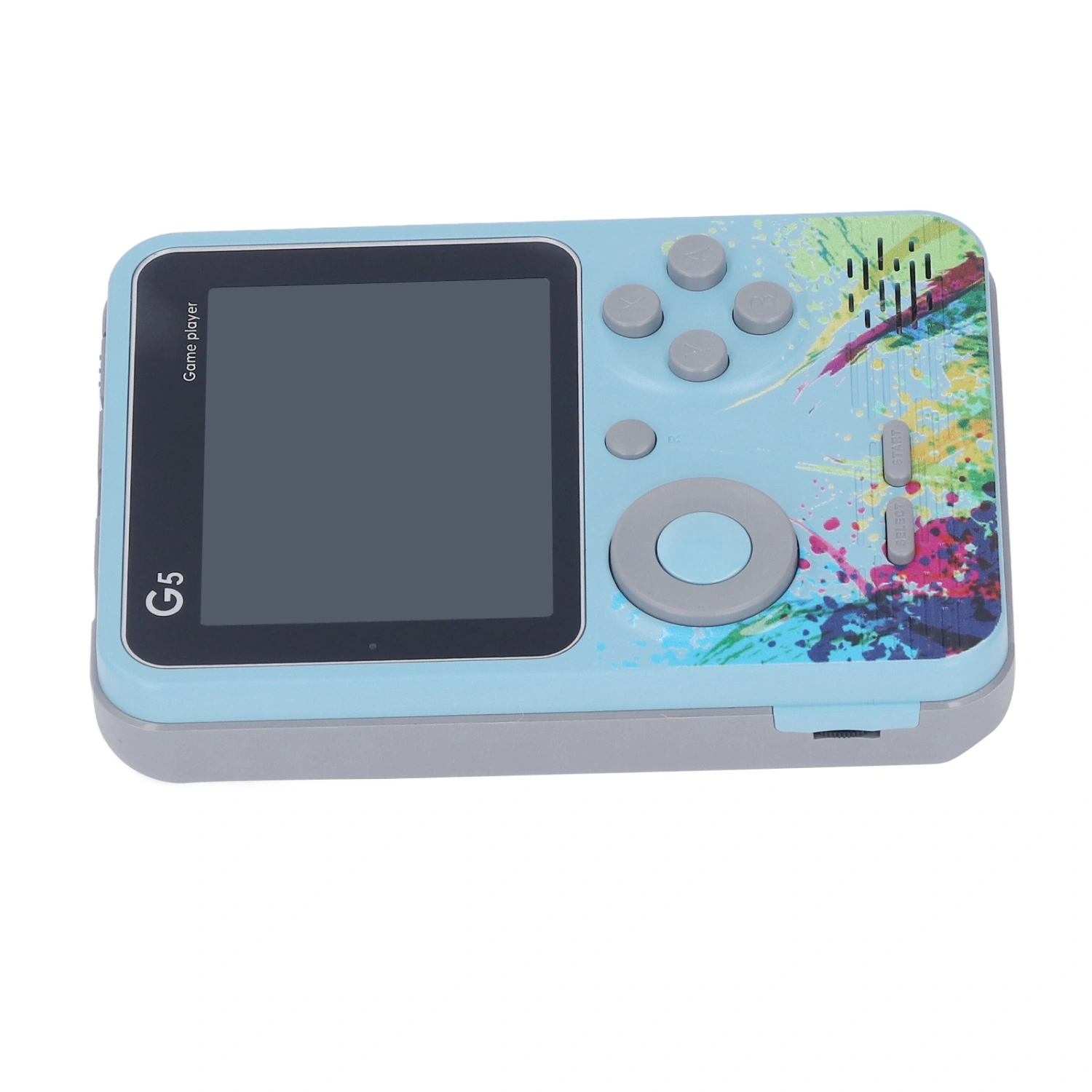 3.0inch Handheld Game Console Retro LCD Color Display HD Output Multiple Games Video Game Machine with AV Cable Blue