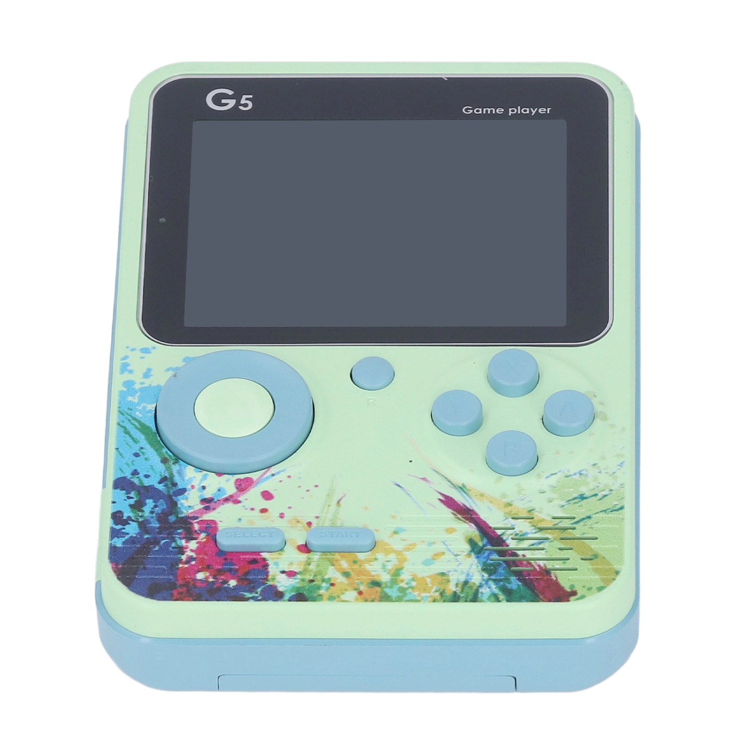 3.0inch Handheld Game Console Retro LCD Color Display HD Output Multiple Games Video Game Machine with AV Cable Green