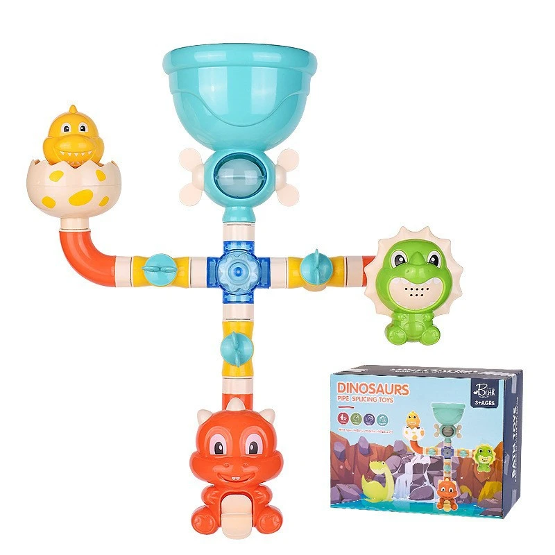 Toddler Bath Toy DIY Water Wheel Safe Physics Educational Tub Bath Toy for Girls Boys Bath Toy