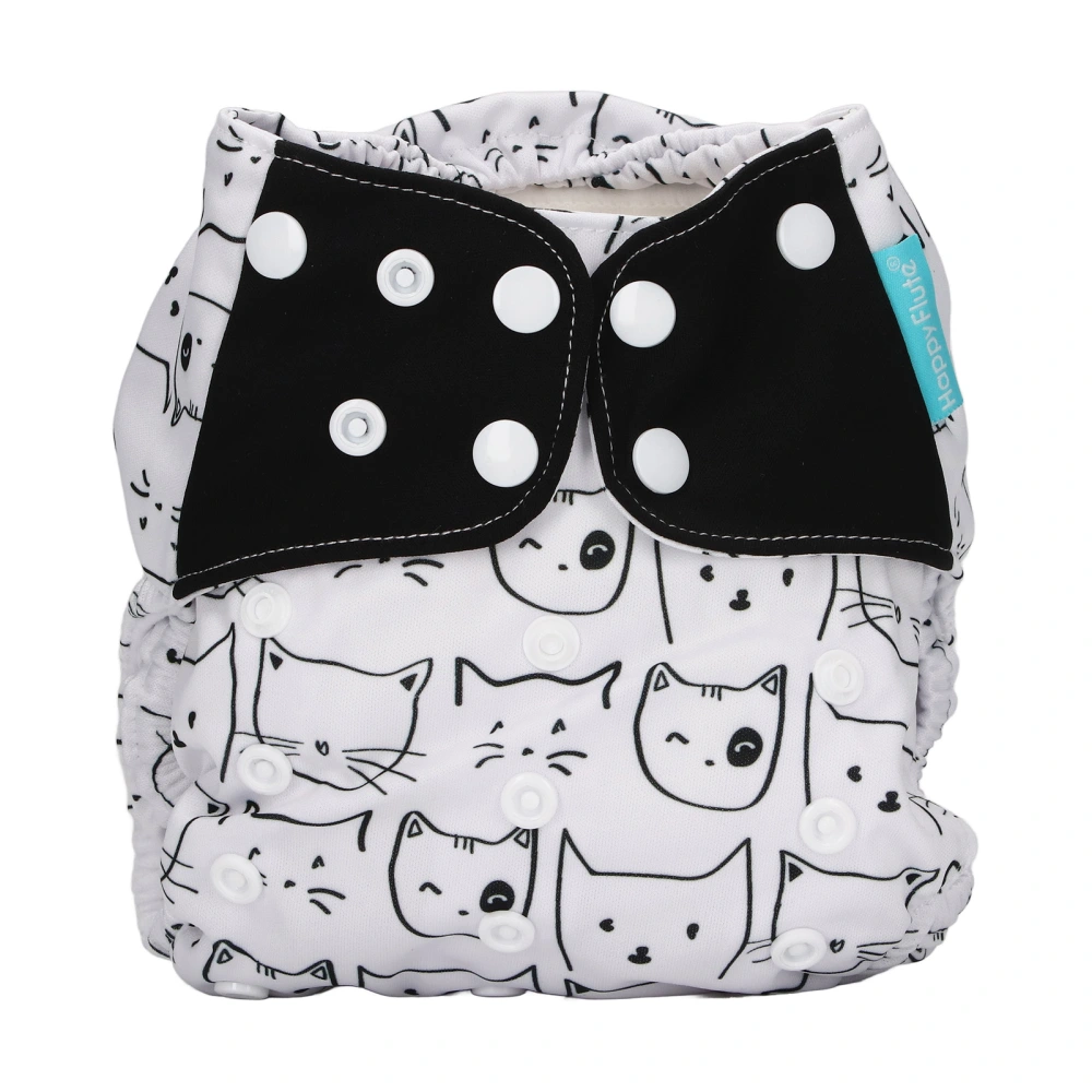 Baby Cloth Diaper One Size Adjustable Washable Reusable Breathable Prevent Side Leaking Cloth Diapers EF22