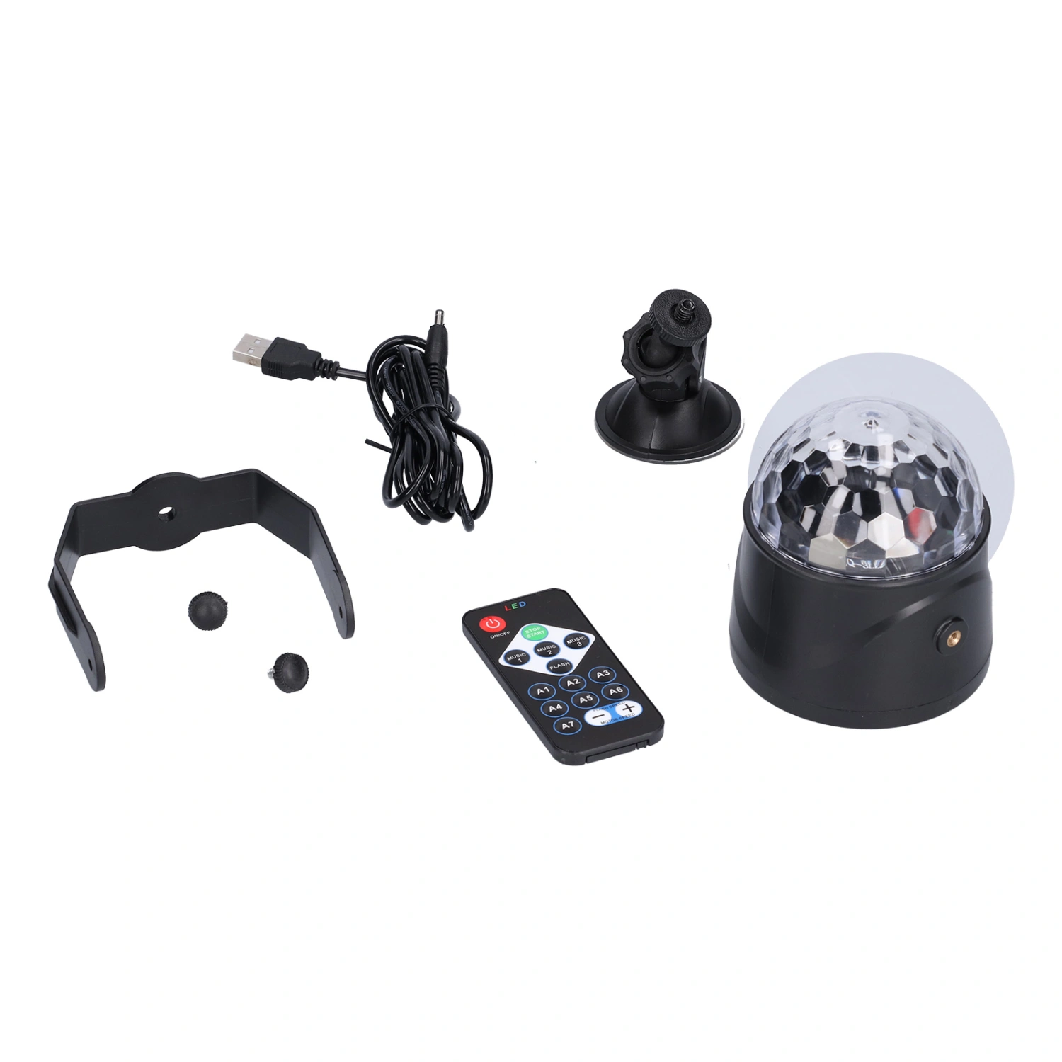 Disco Lights Sound Activated Remote Control Functional Fashionable Easy Installation Party Lights for Bar Wedding Home