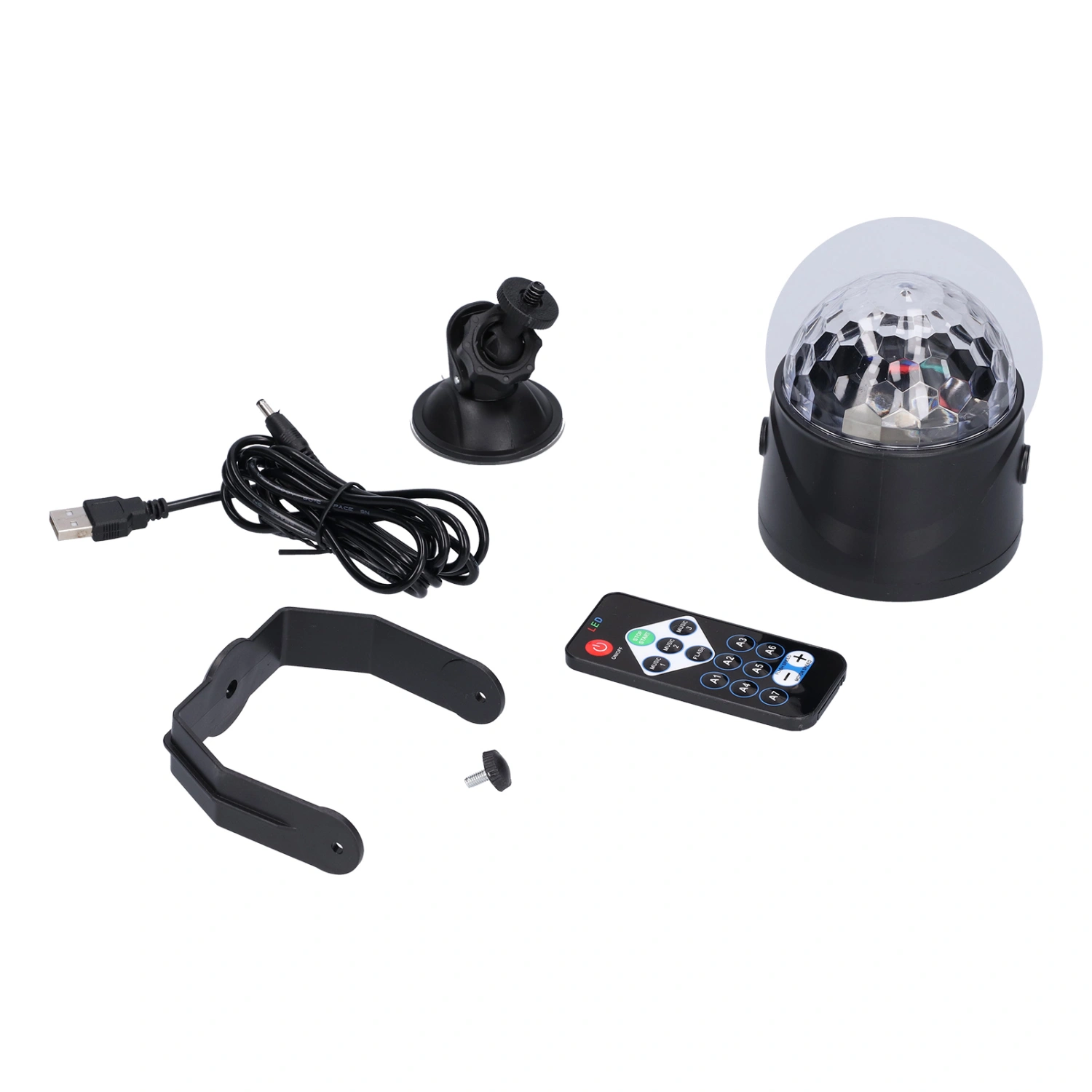 Disco Lights Sound Activated Remote Control Functional Fashionable Easy Installation Party Lights for Bar Wedding Home