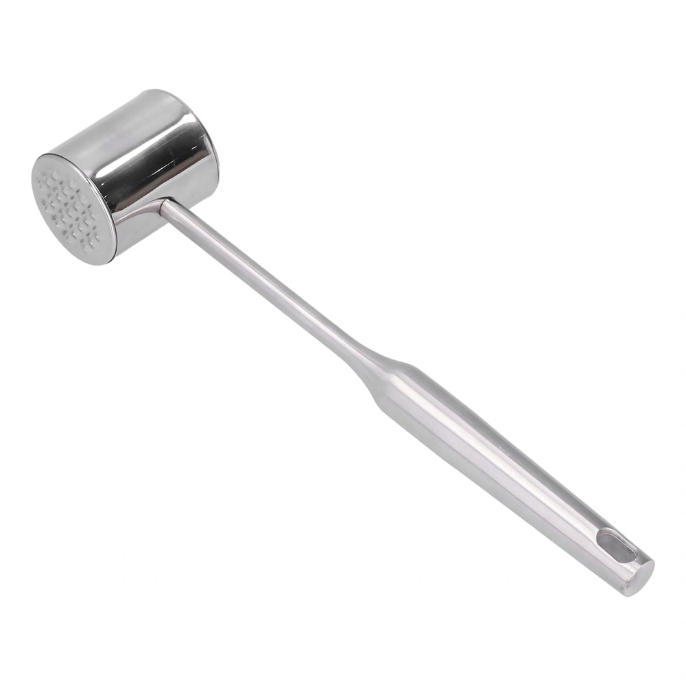 Meat Mallet Tenderizer Stainless Steel Hand Held Manual Anti Rust Steak Meat Pounder for Home Restaurants