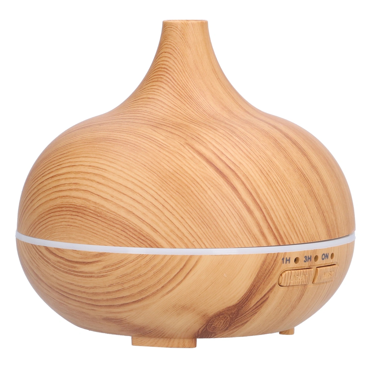 150ml Wood Grain Aromatherapy Diffuser USB Essential Oil Diffuser Cool Mist Night Light Humidifier for Bedroom Office