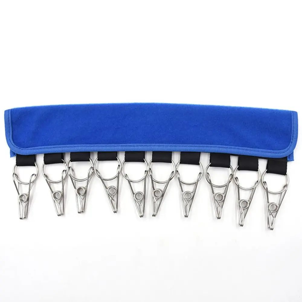 Hat Organizer Holder for Hanger Foldable Hat Storage for Room Closet Organizer with 10 Clips for Baseball Hats Ball Accessories