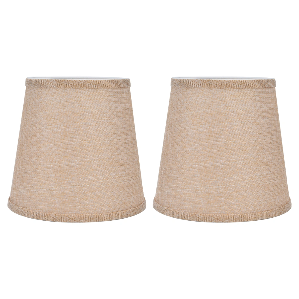 2Pcs Modern Lampshade Home European Style E14 Lamp Shade for Table Lamps Floor Lamps Chandeliers