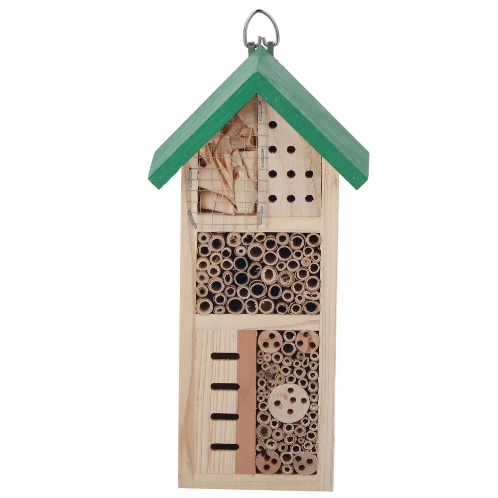 Wooden Insect House Hanging Bees Ladybirds Insect House for Outdoor Backyard Garden