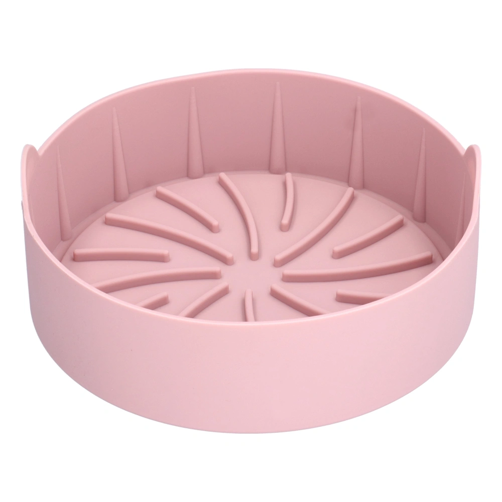 22CM Multifunction Fryer Silicone Pot Replacement Silicone Basket for Fryer Accessories Baking ToolPink