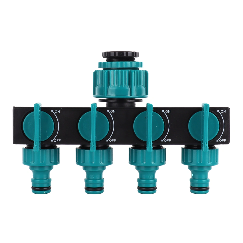 4 Way Hose Splitter Water Tap Hose Connectors Distributor for Garden Agricultural Irrigation Tool