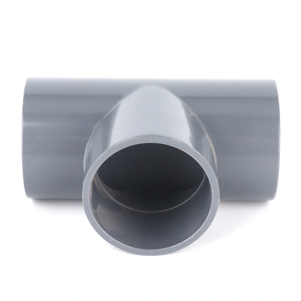 G1‑1/2 Tee PVC Fitting 3 Way Pipe Connector Adapter for Garden Greenhouse Water Supply Pipe Fittings