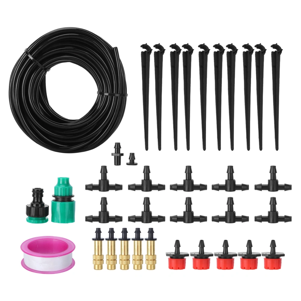 10m Micro Automatic Drip Irrigation Kit Watering Sprayer Nozzle System for Garden Greenhouse