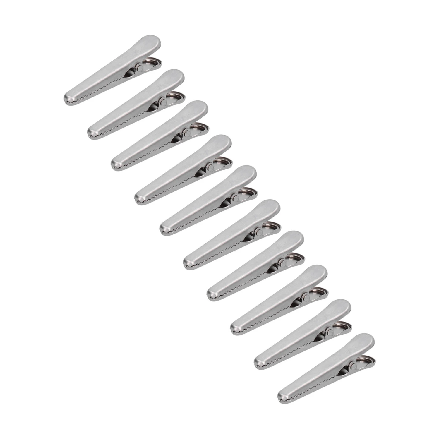 10PCS Stainless Steel Sealing Clip Coffee Bag Sealing Clip Food Bag Sealing Clip Multifunctional Kitchen Tool8cm