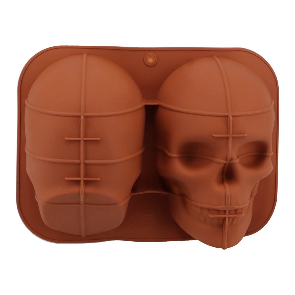 Skull‑Shaped Cake Mold 3-Dimensional DIY Cake Decoration Mold Baking Tool for Bakery