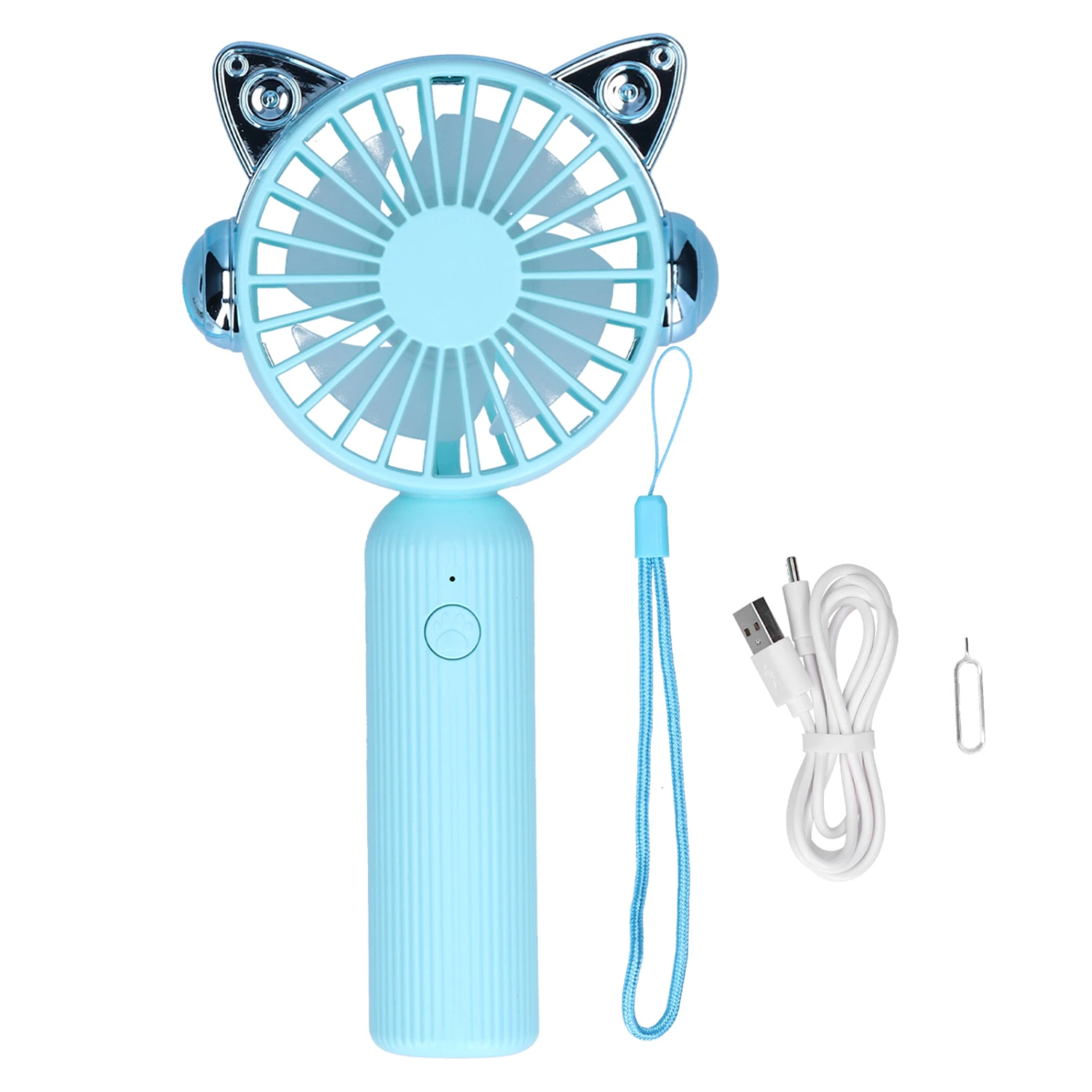 Portable Fan USB Charging Mini Handheld Fan for Office Classroom Dormitory Library