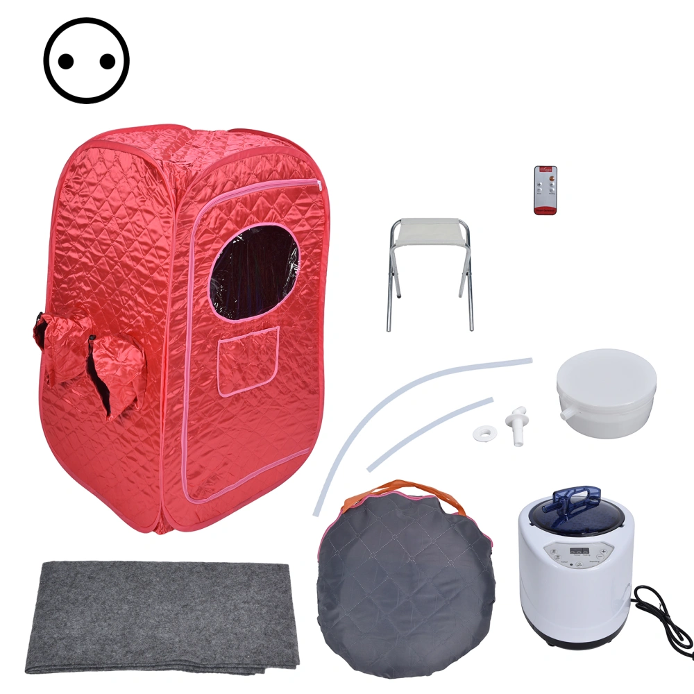 1000W Portable Steam Sauna Generator Tent Set 1‑9 Gears Adjustable Sauna Steam MachineEU AC220‑240V