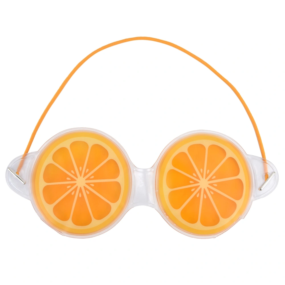 Eye Patch Fruit Pattern Cold Compress Fatigue Relieve Breathable Sleeping Eye Mask BlindfoldLemon