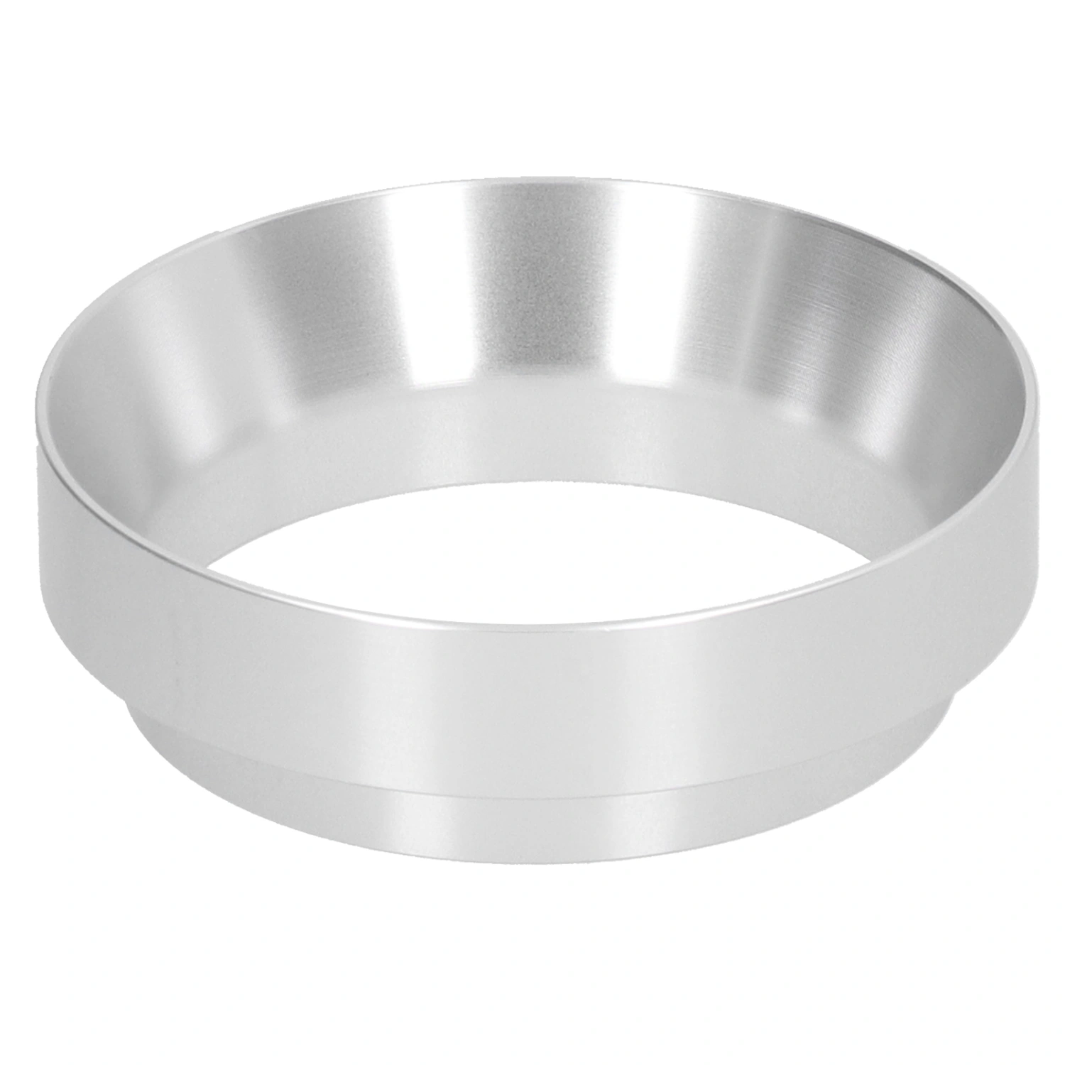 Coffee Dosing Ring Replacement with Magnetic Anti Fly Powder Cover Dosing Funnel Coffee Machine Parts(Silver 58MM )