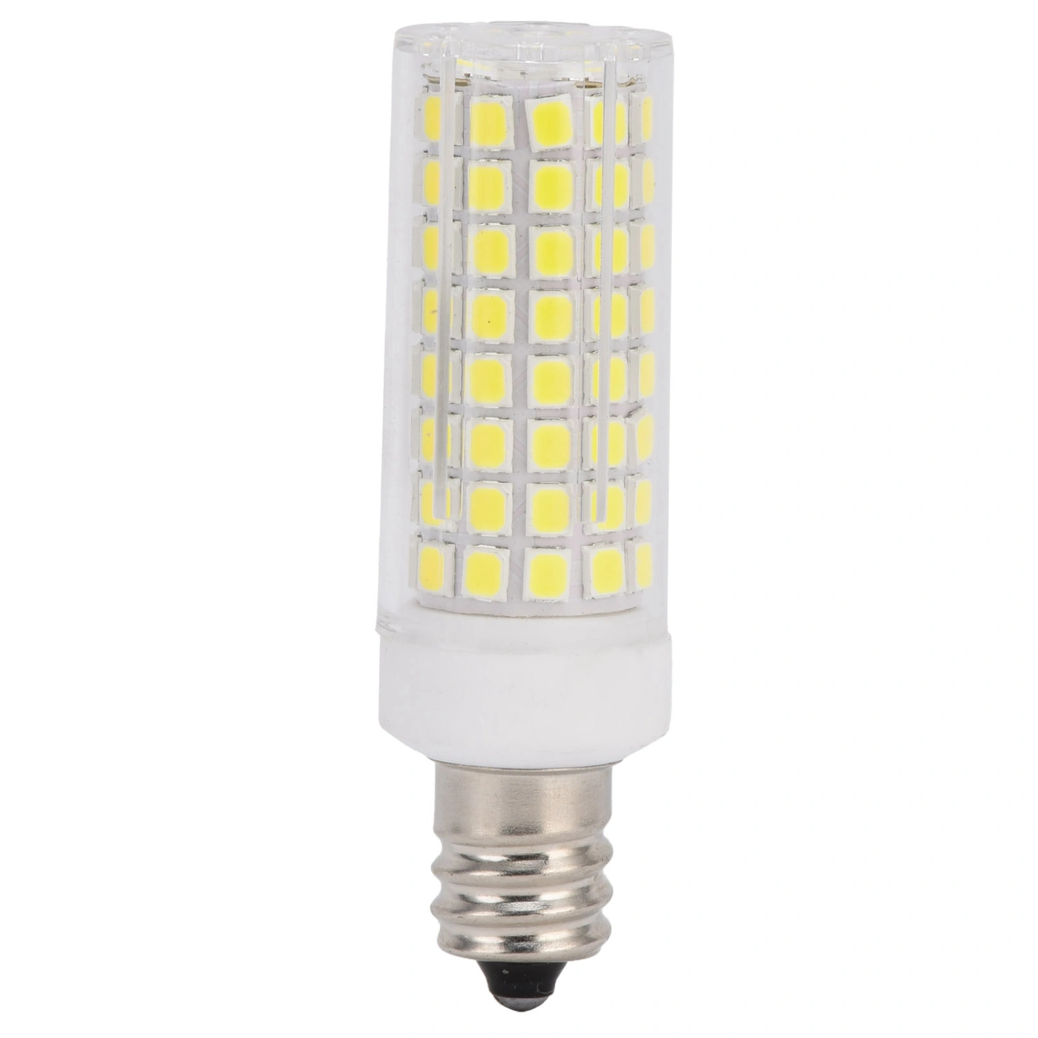 E12 102LED Bulb 1000LM Corn Bulb Dimmable Light Source for Table Lamps Chandeliers220V 12W Cold White