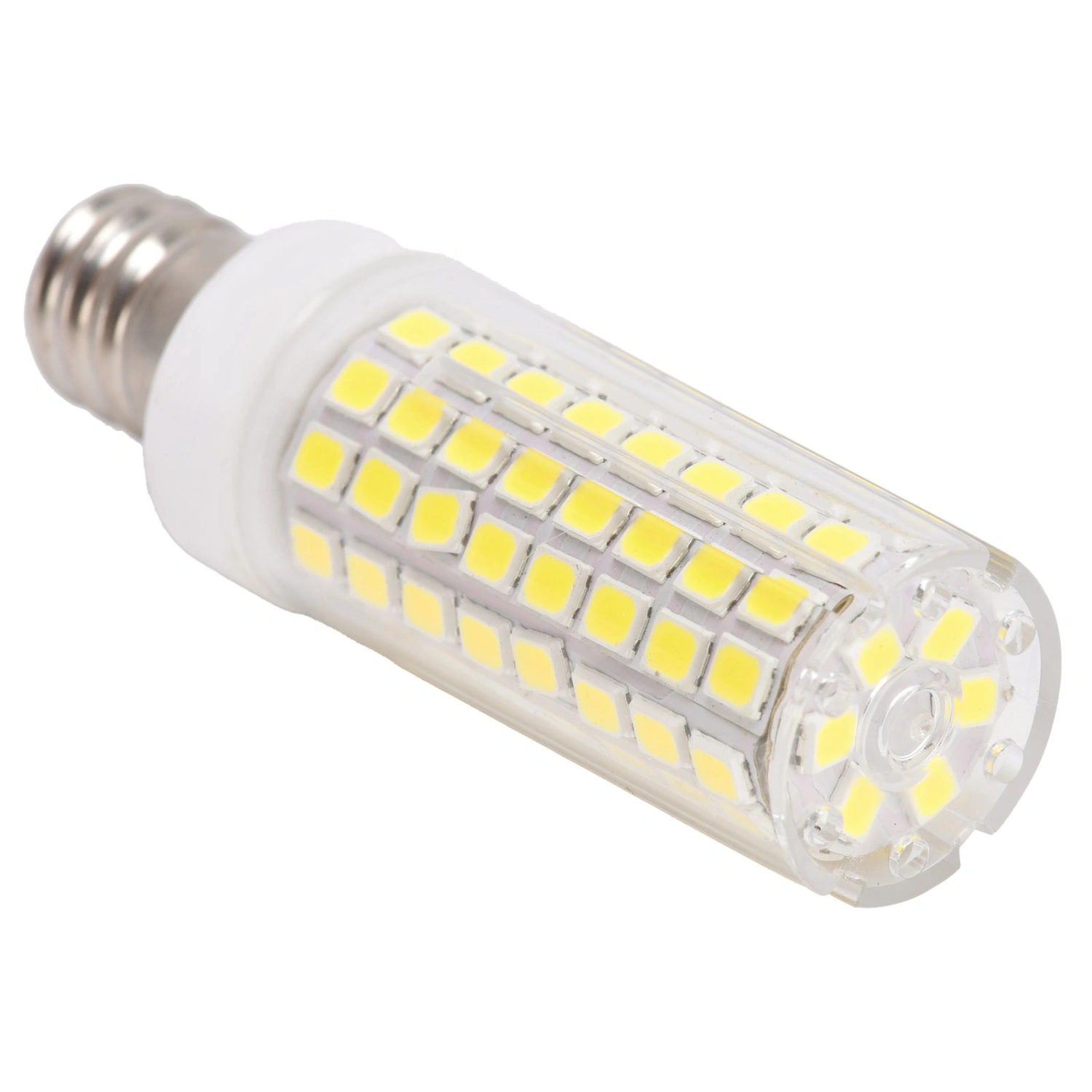 E12 102LED Bulb 1000LM Corn Bulb Dimmable Light Source for Table Lamps Chandeliers220V 12W Cold White