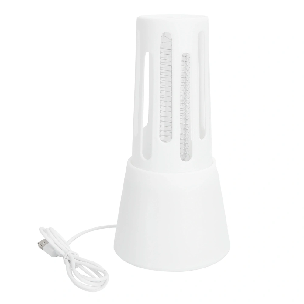 Electric Mosquito Killer Mini Size USB Powered Mosquito Lamp for Indoor Home White