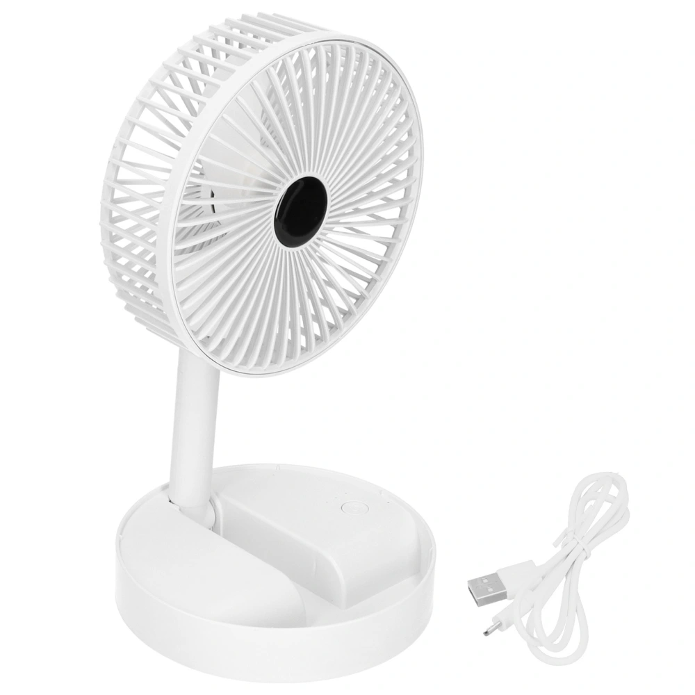 Folding Electric Fan 3‑Blade Floor‑Standing Fan 180° Up and Down Shaking Head Fan for Home Office