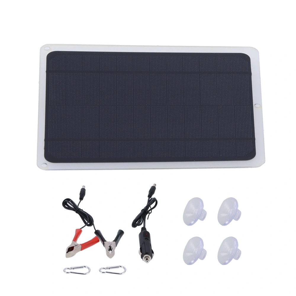 6W 12V Solar Panel Solar Cell Panel Charger Board for Charging Car RV Boat Mobile Phone