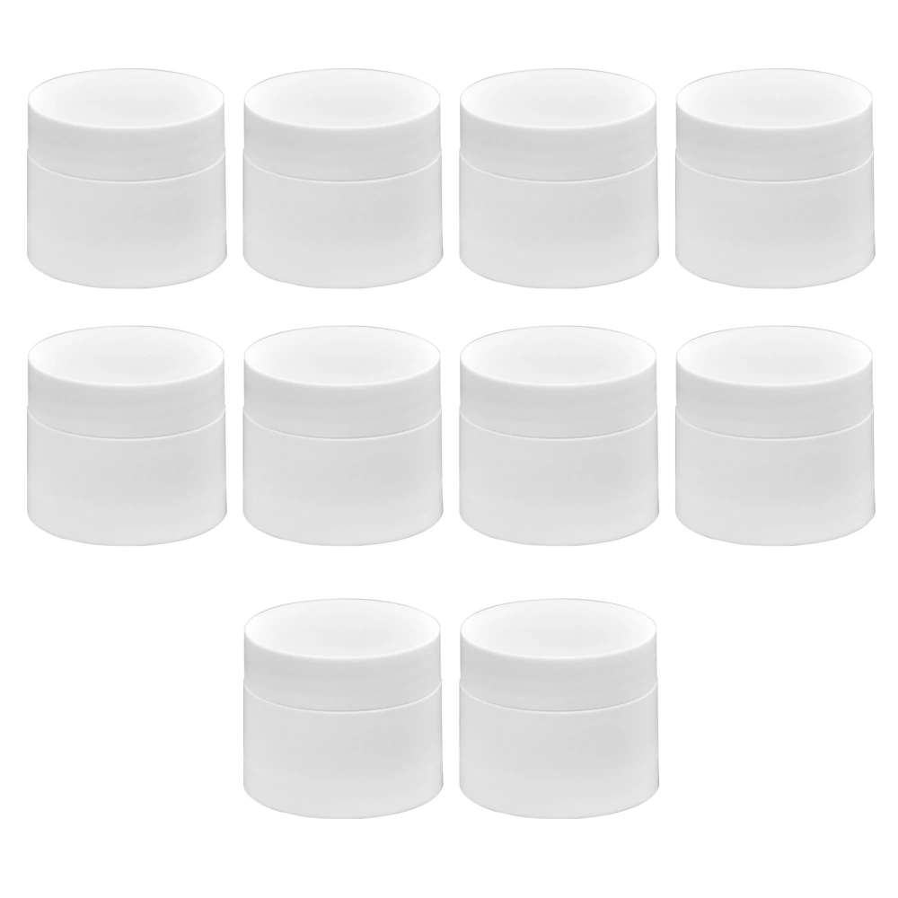 10Pcs 5g Round Cream Container Portable Refillable Reusable Leakproof Lotion Ointments Jars