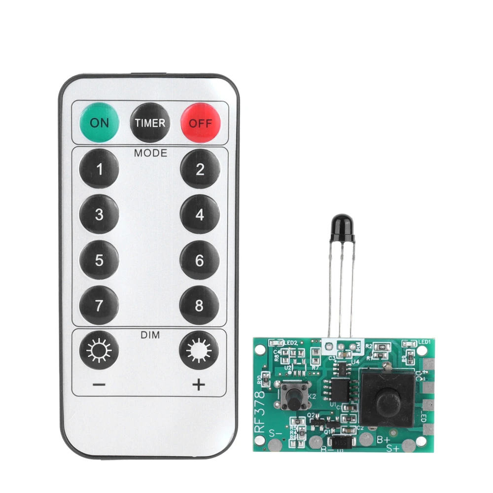 3.7V Solar Lamp String Controller Module Circuit Board with Remote Control for Solar String Lights