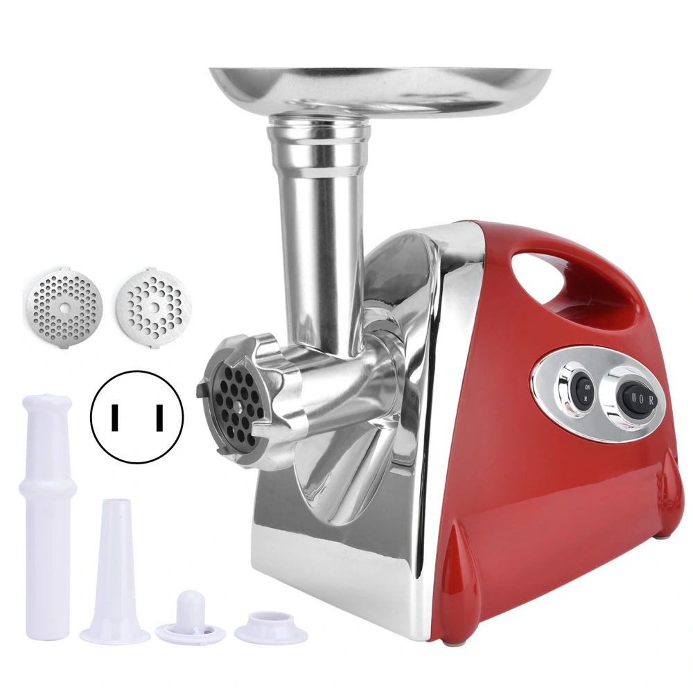 2800W Electric Meat Grinder Household Sausage Stuffer Meat Mixer Mincer for Home CommercialUS Plug 110V