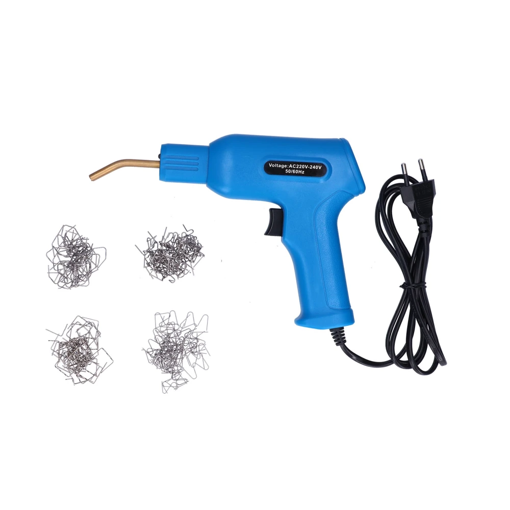 Handheld Plastic Welding Machine Hot Stapler Repair Welding Tool for Home Garden Supplies BlueEU Plug 220-240V