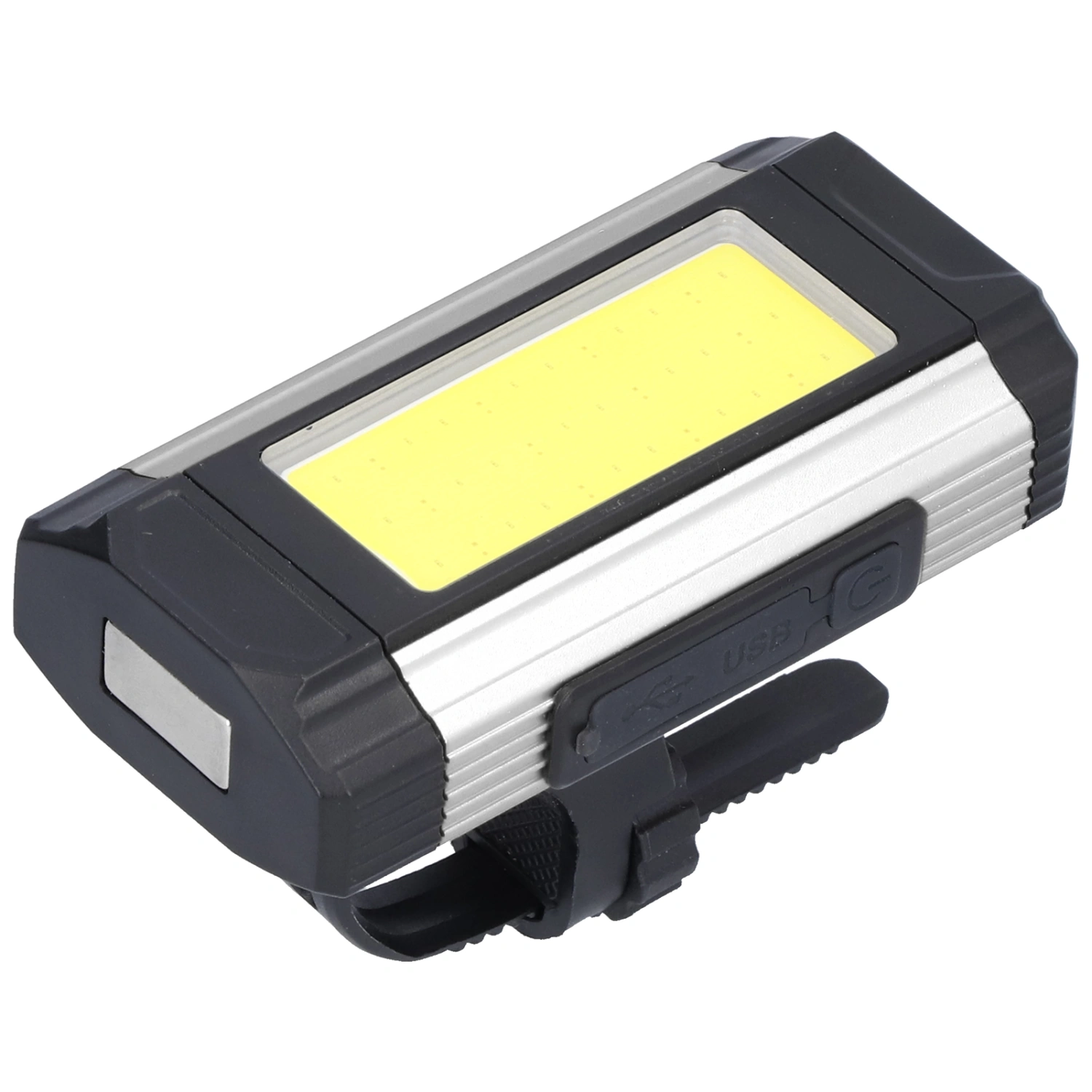 Bike Light Multifunctional 1000LM Brightness Waterproof USB Charging Magnetic Bicycle Lamp for Work Maintenance OutdoorGray