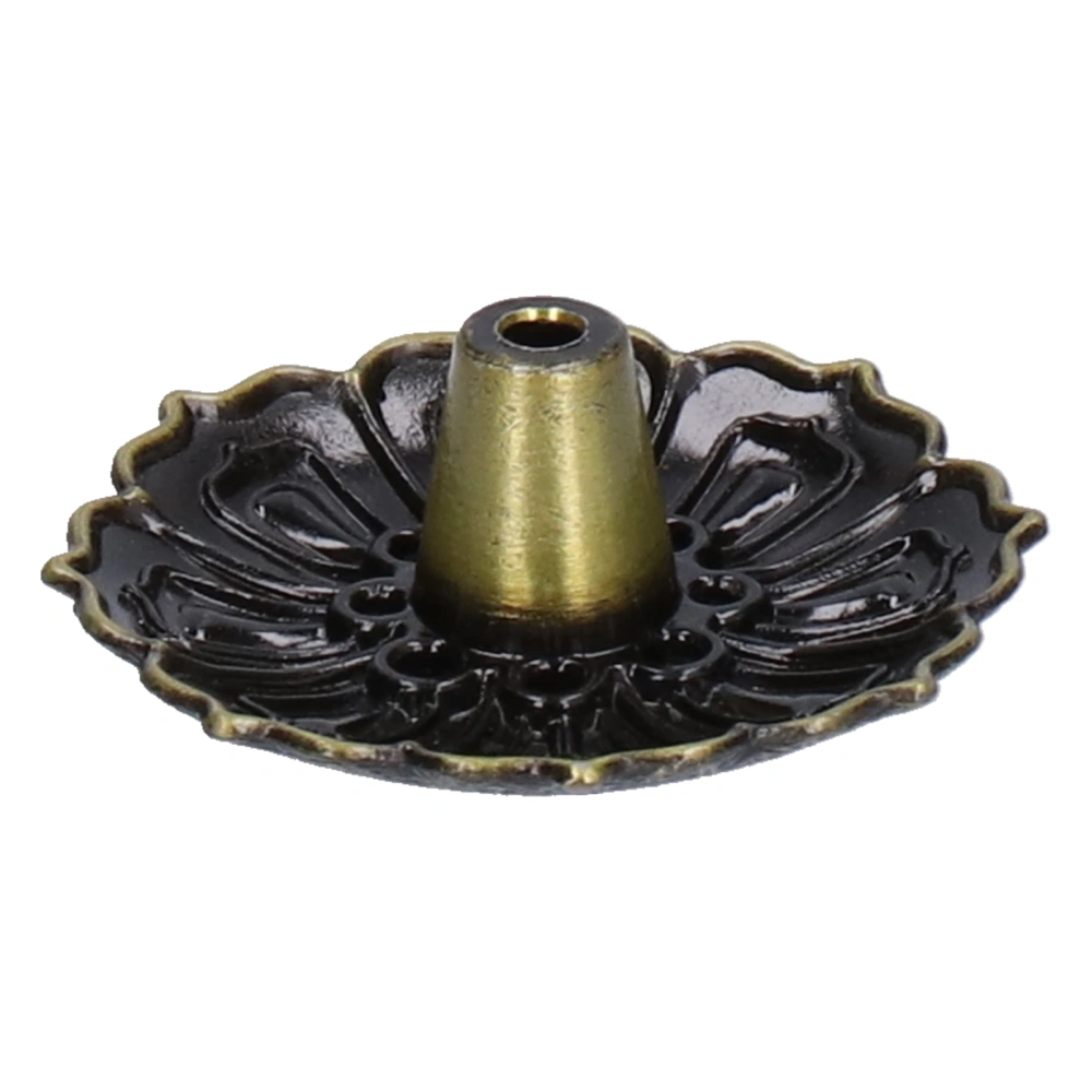 9‑Hole Incense Holder Alloy Incense Burner Plate for Meditation Yoga Home Crafts Decoration