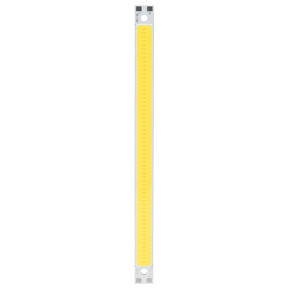 COB LED Lamp Chip 3000‑6500K 12‑14V 10W DIY Strip Shape Light Source Accessory 150x10mmWarm White