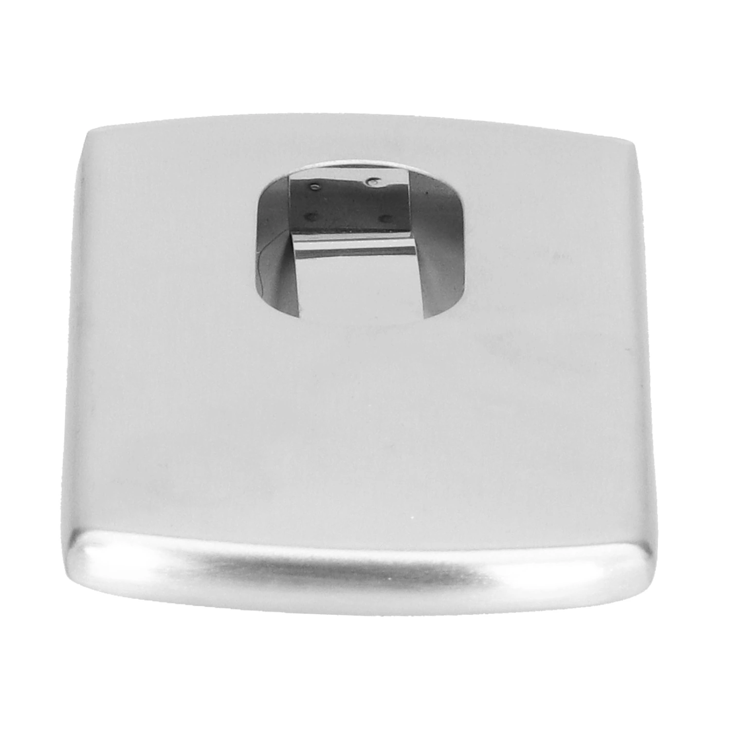 Card Holder Hand Push Type Stainless Steel Credit Card ID Card Storage Box Organizer for Daily and Business Use