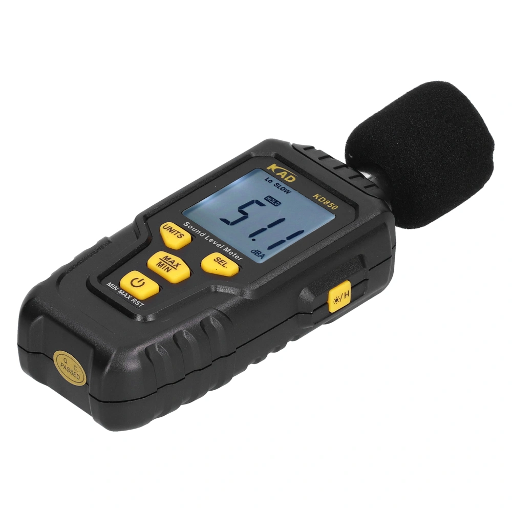 Multifunction Sound Level Meter Decibel Monitor Temperature Tester Environmental InstrumentKD850