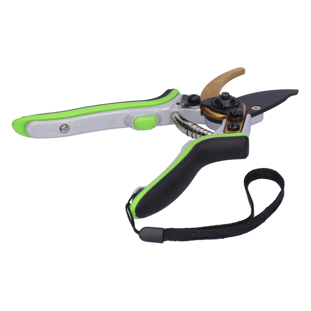 Fruit Tree Pruning Shears Garden Branch Scissors with Nonslip Tooth Grooves Laborsaving Shears for Plants