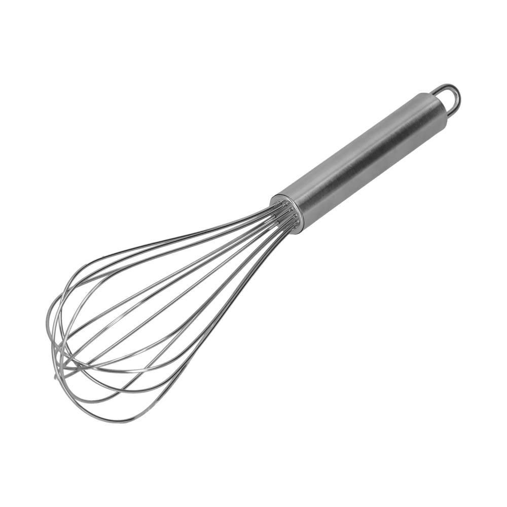 Stainless Steel Whisk Manual 6‑Wire Egg Beater Home Baking for Cooking Mixing Whisking10 Inch