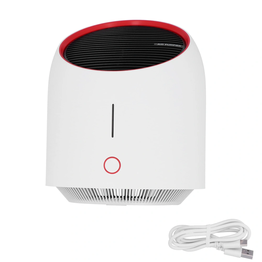 Intelligent Air Purifier Negative Ion Purifier Machine USB Charging for Home Office Car