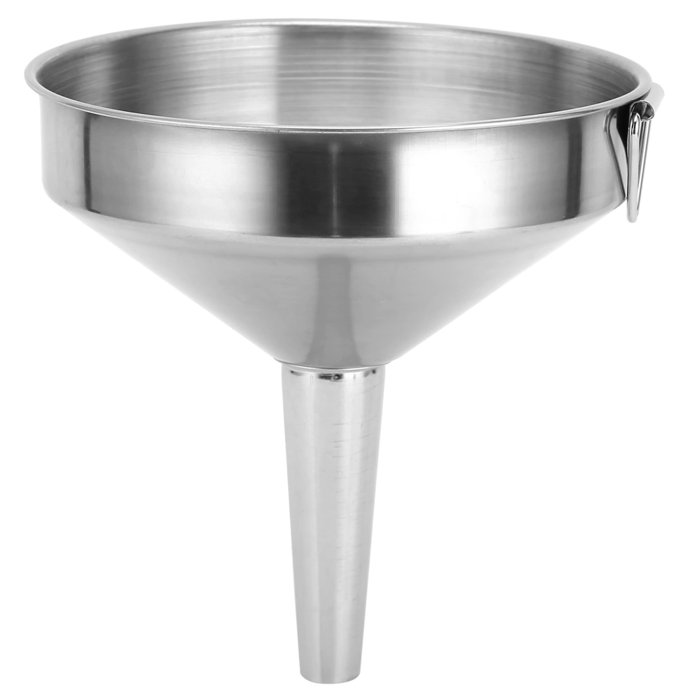 Stainless Steel Funnel Thickened Kitchen Funnel for Transferring of Liquid Dry Ingredient13cm