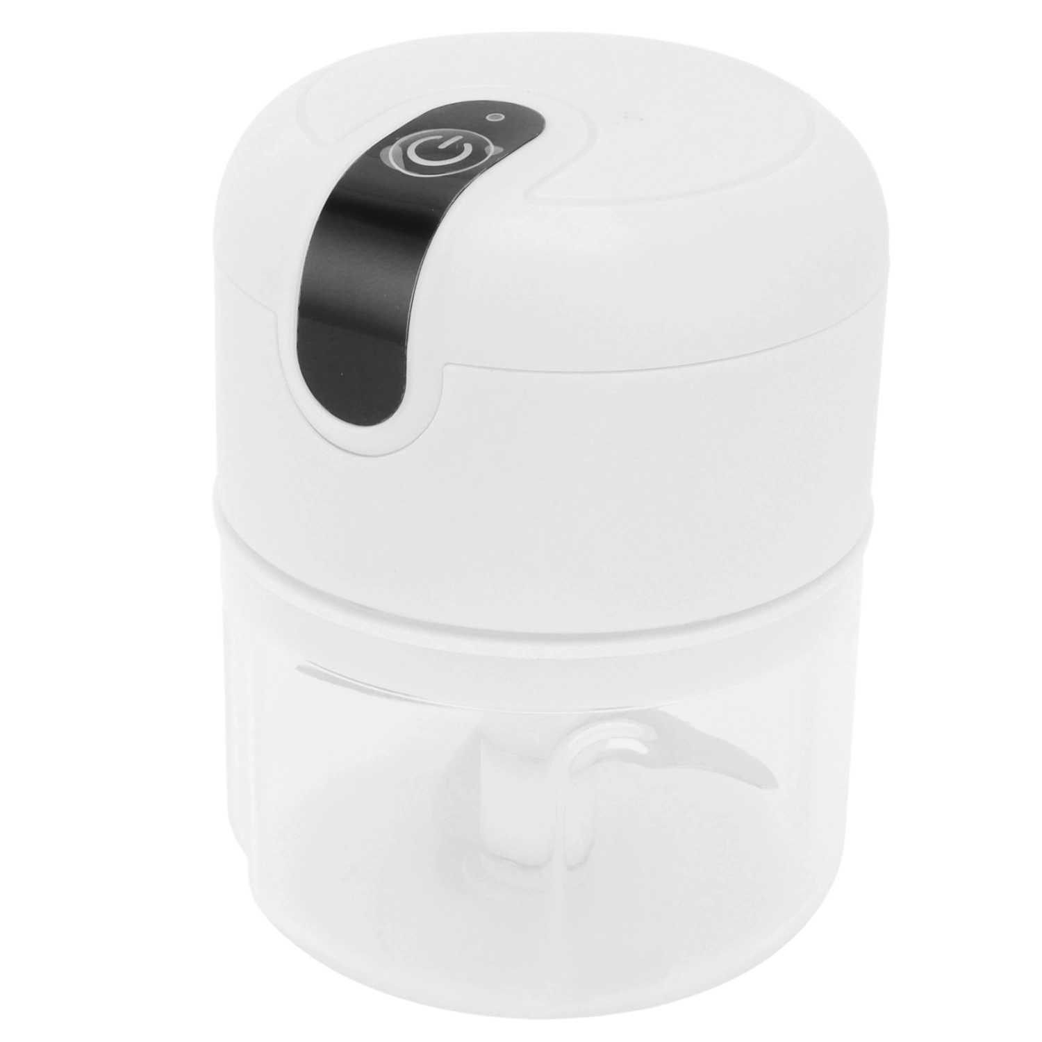 Garlic Chopper 250ML Plastic Cup USB Rechargeable 1300mAh Stainless Steel Blade Mini Garlic Chopper with Safety Cover for Nuts Ginger Garlic Onions Vegetables