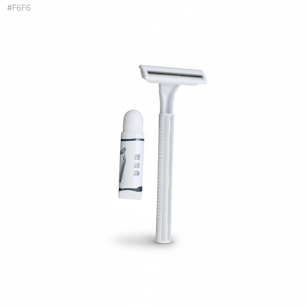10Pcs Disposable Shaver Kit Shaving Razor Set Double Edge Safety Razor for Hotel Travel